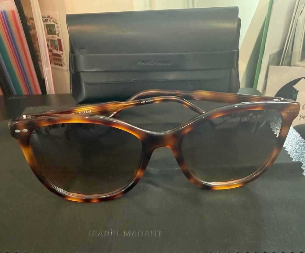 ISABEL MARANT IM0078/S Pilot Frame Women's Sunglasses Brown BRAND NEW